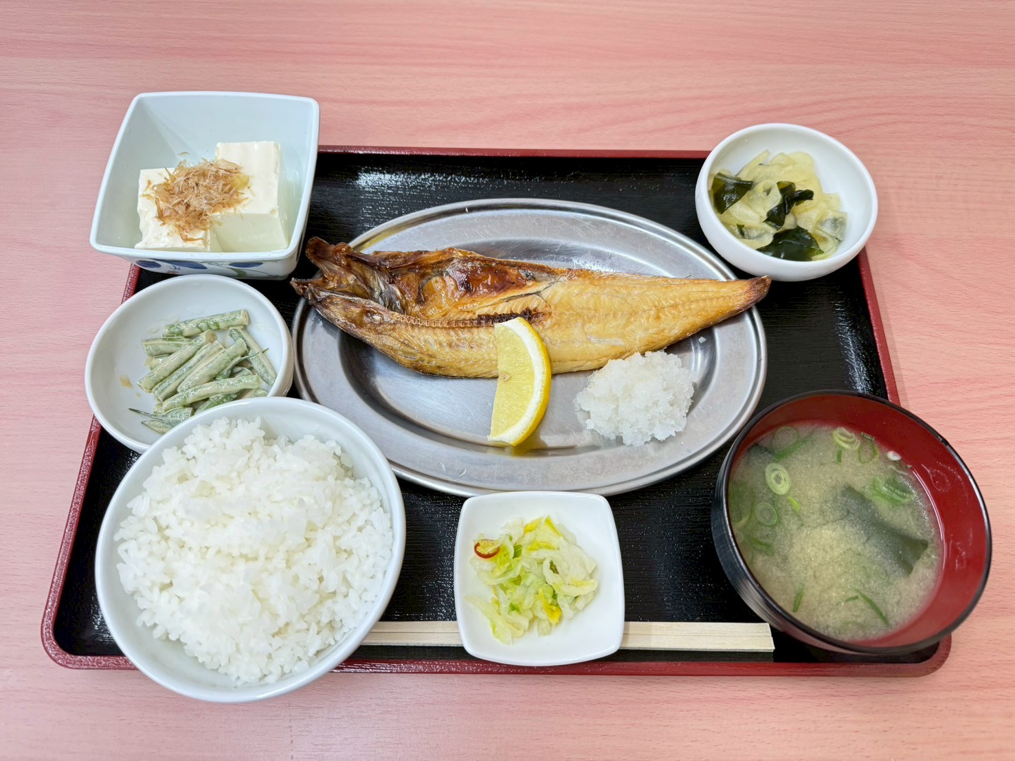 焼魚定食 ホッケ